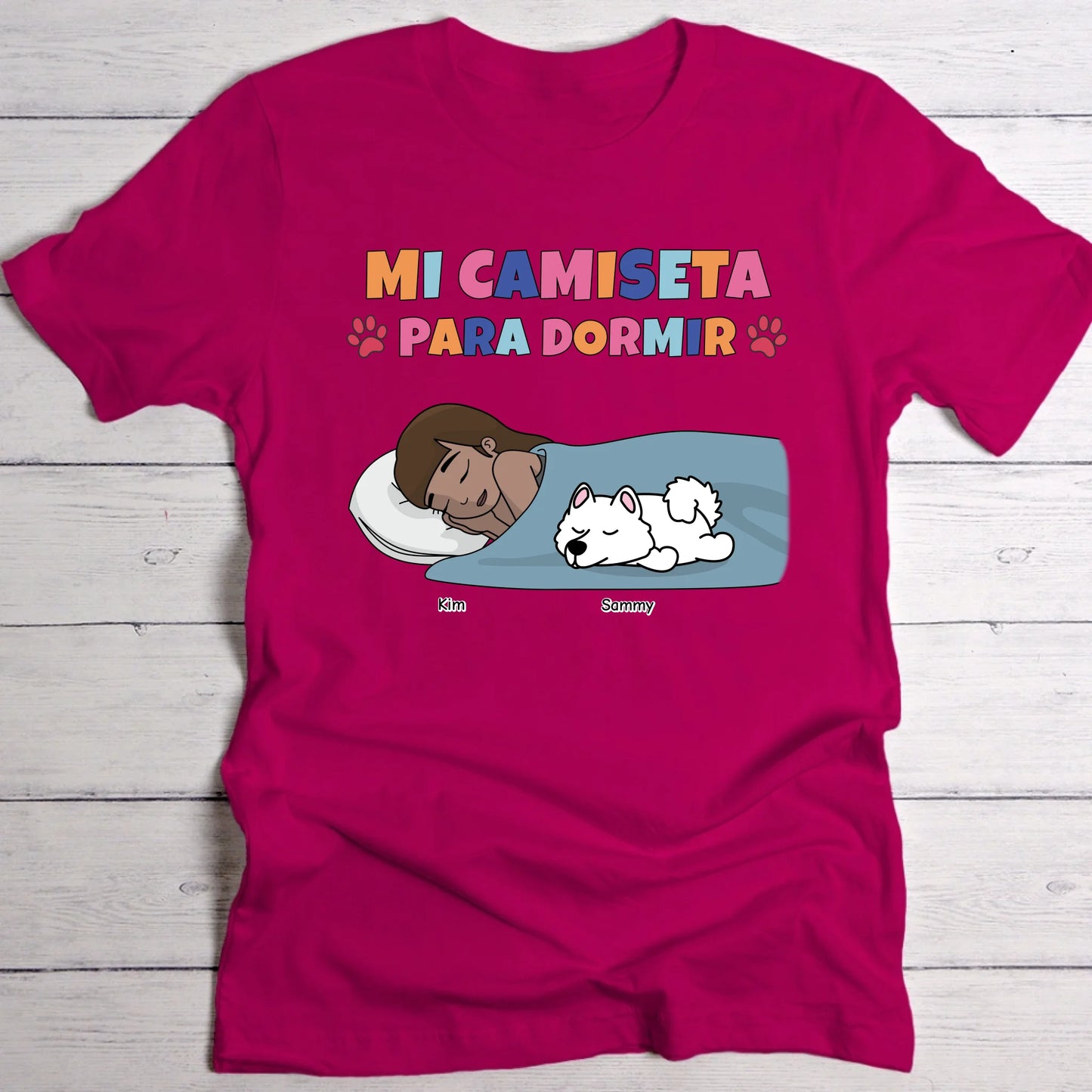 Mi camiseta para dormir - Camiseta personalizada
