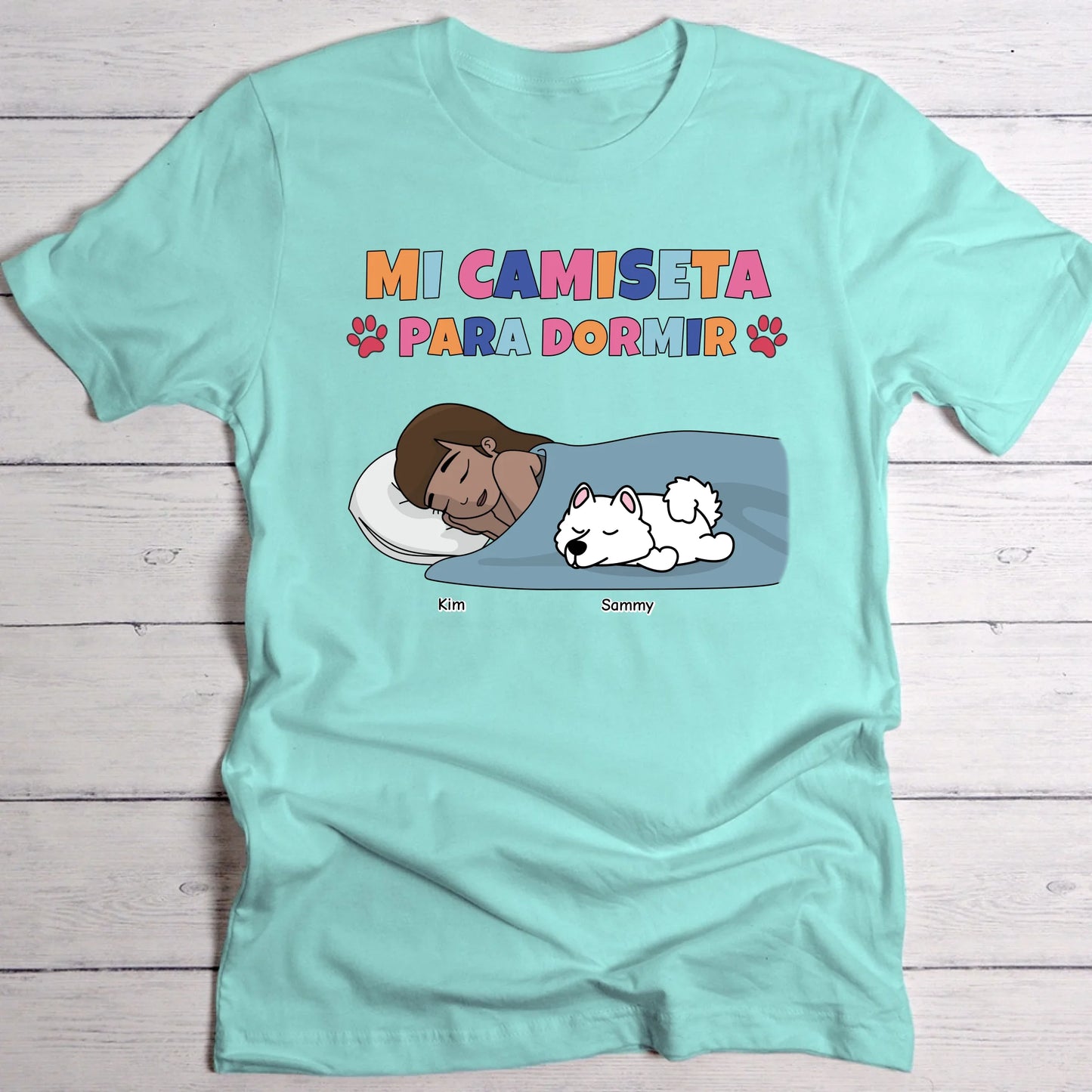 Mi camiseta para dormir - Camiseta personalizada
