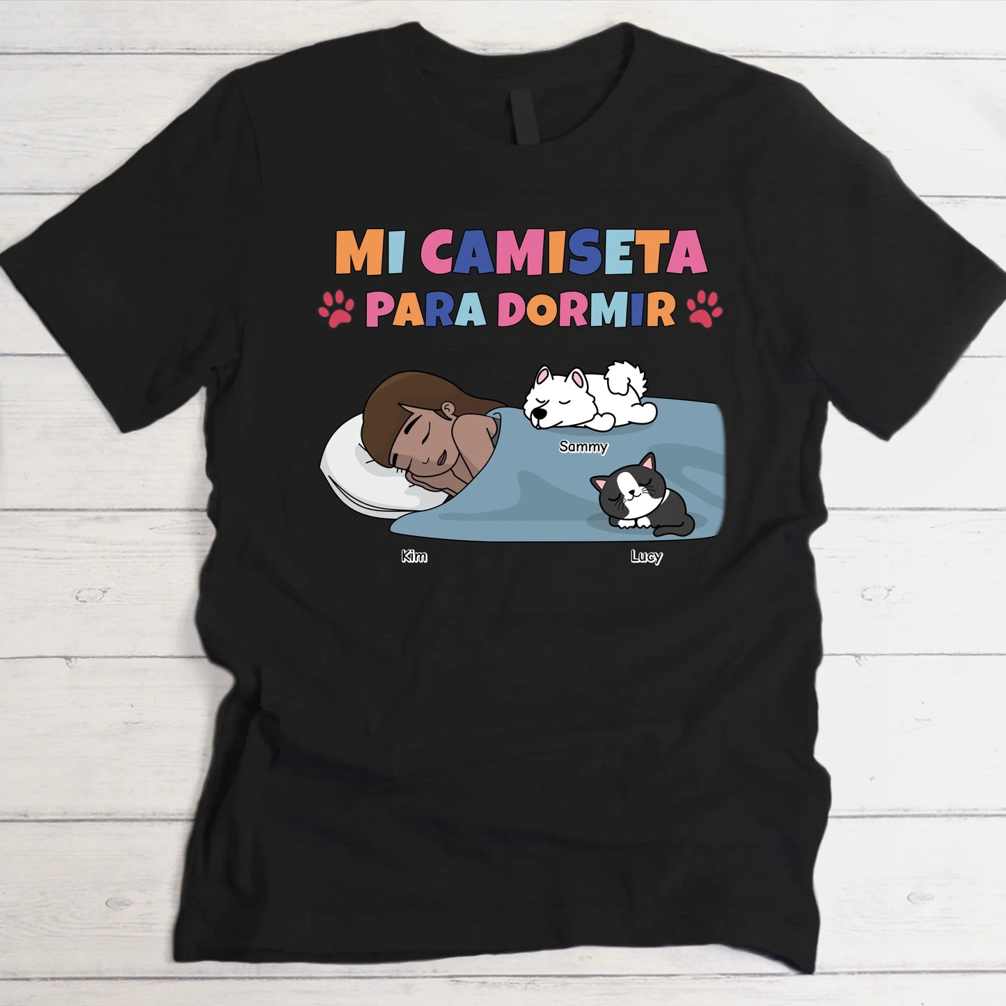 Mi camiseta para dormir - Camiseta personalizada