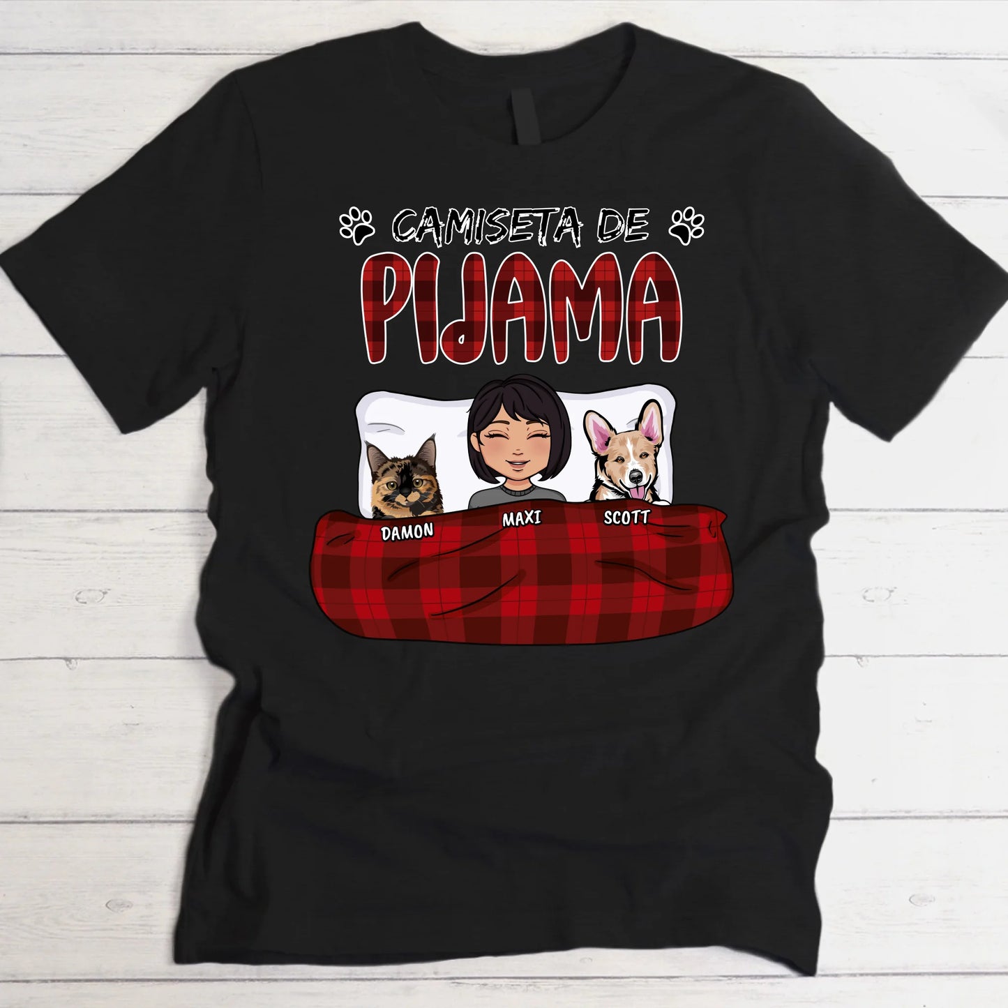 Mi camiseta de pijama - Camiseta personalizada