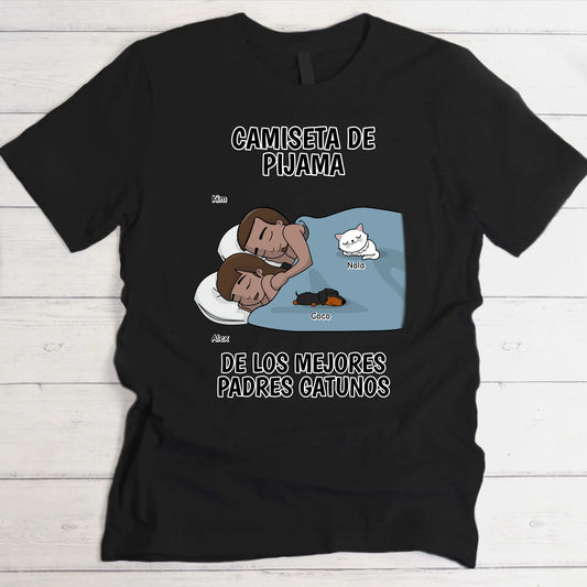 Los mejores pelupadres están durmiendo - Camiseta personalizada
