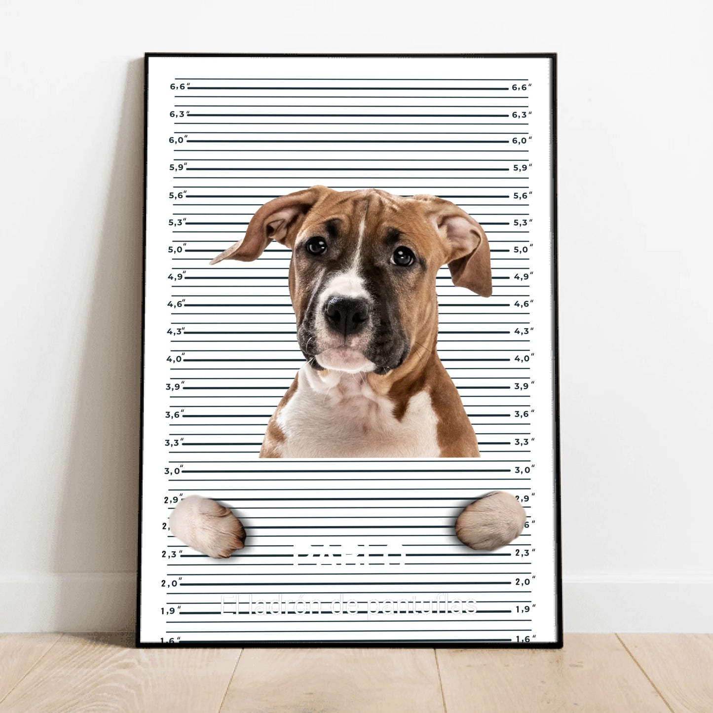 Ficha policial - Póster personalizado