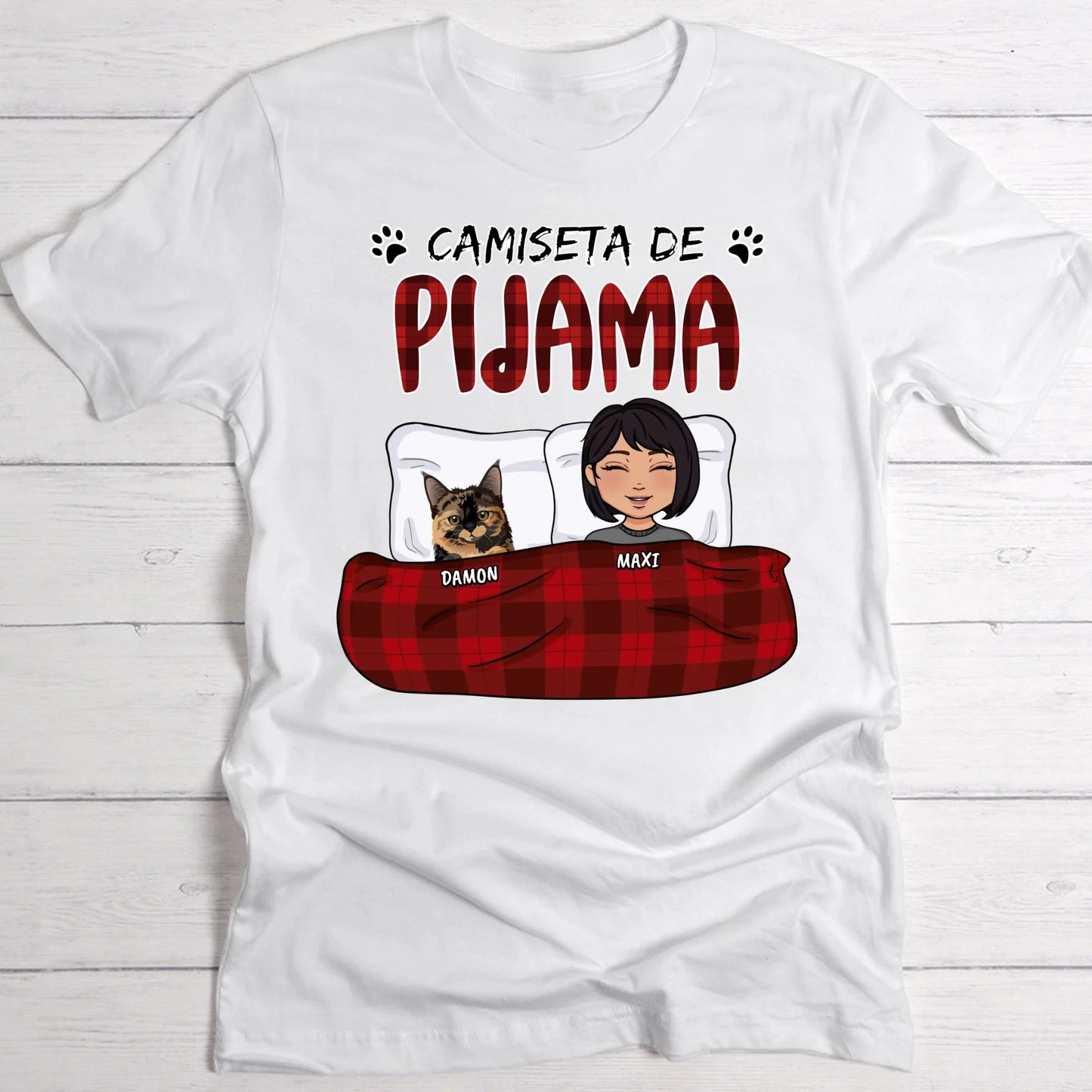 Mi camiseta de pijama - Camiseta personalizada