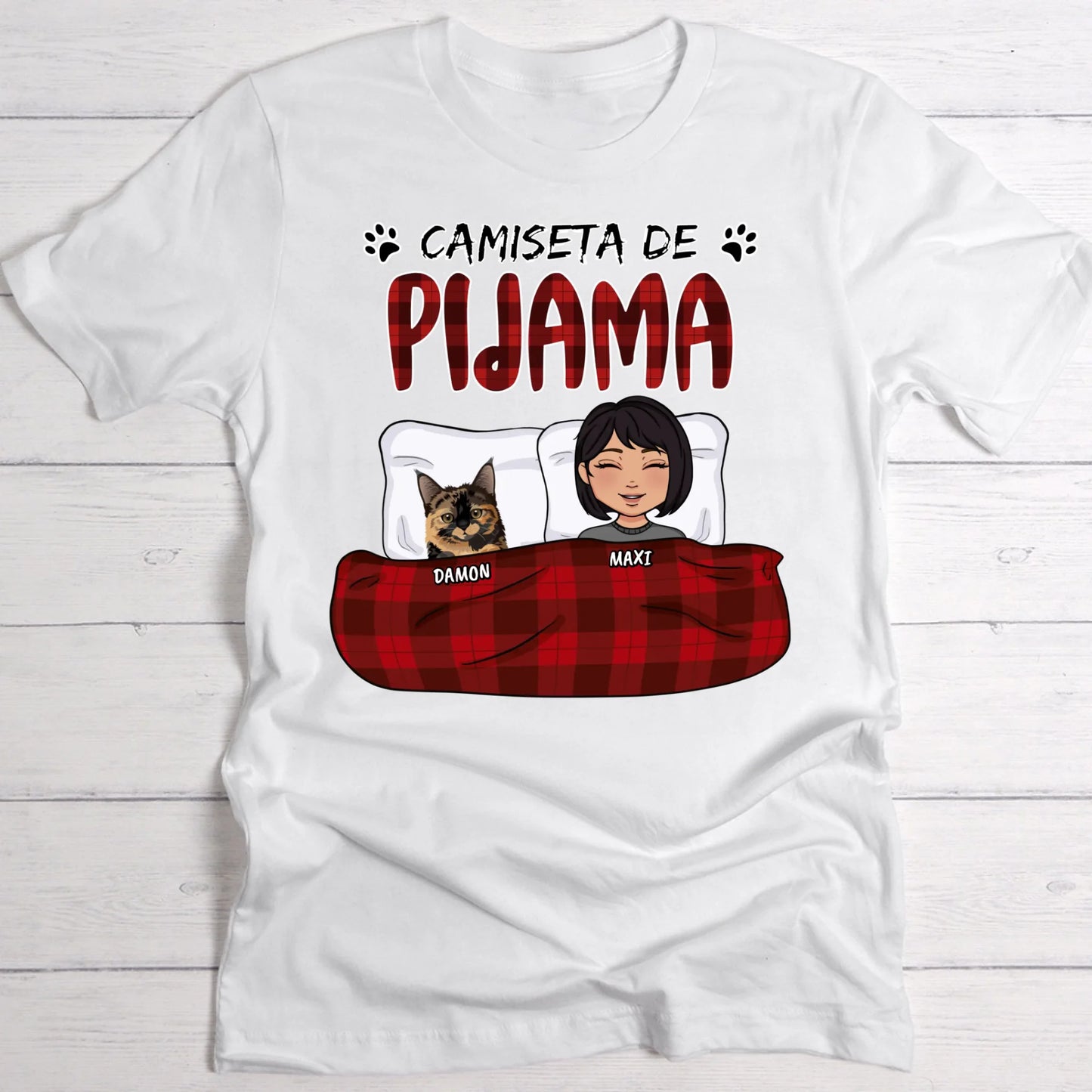 Mi camiseta de pijama - Camiseta personalizada