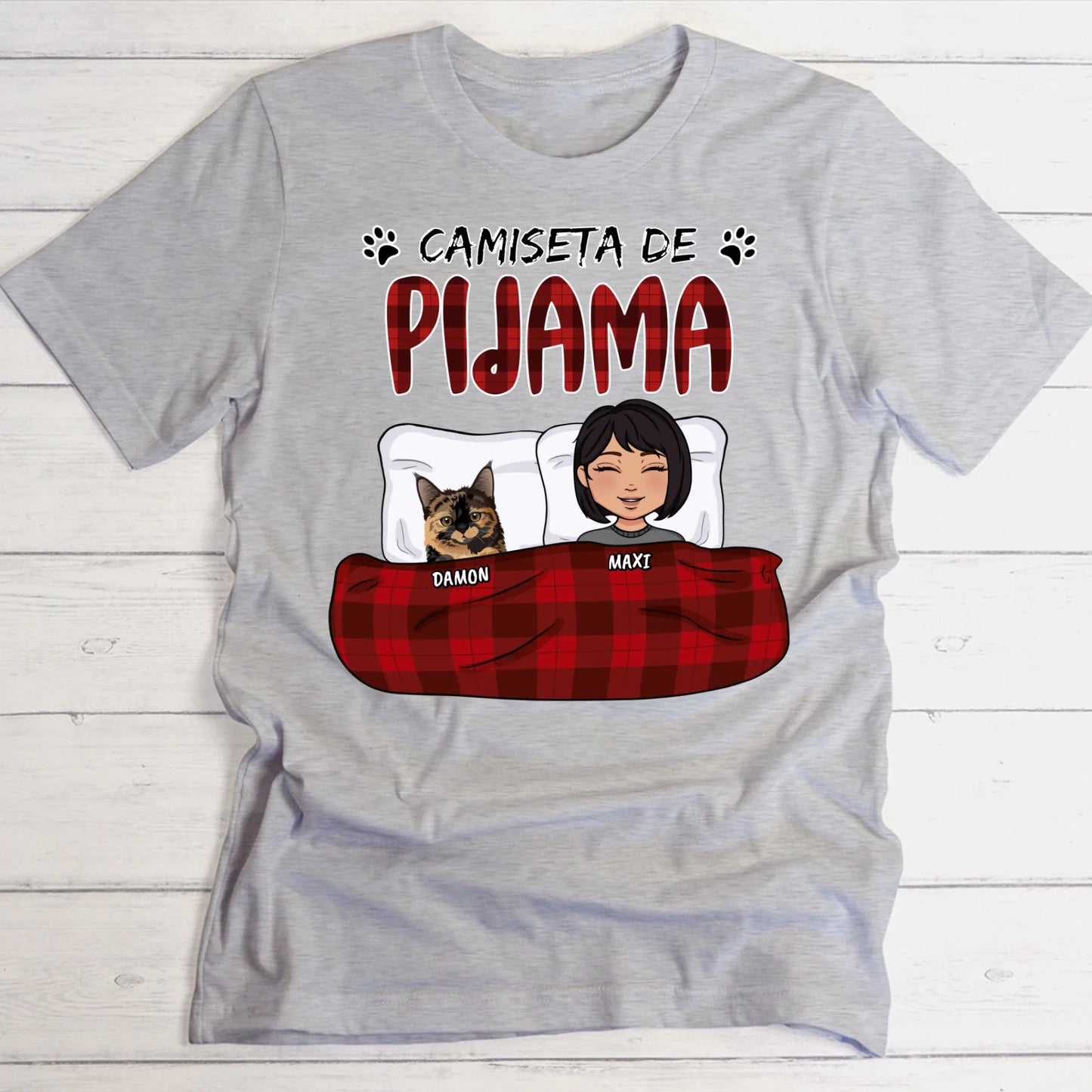 Mi camiseta de pijama - Camiseta personalizada