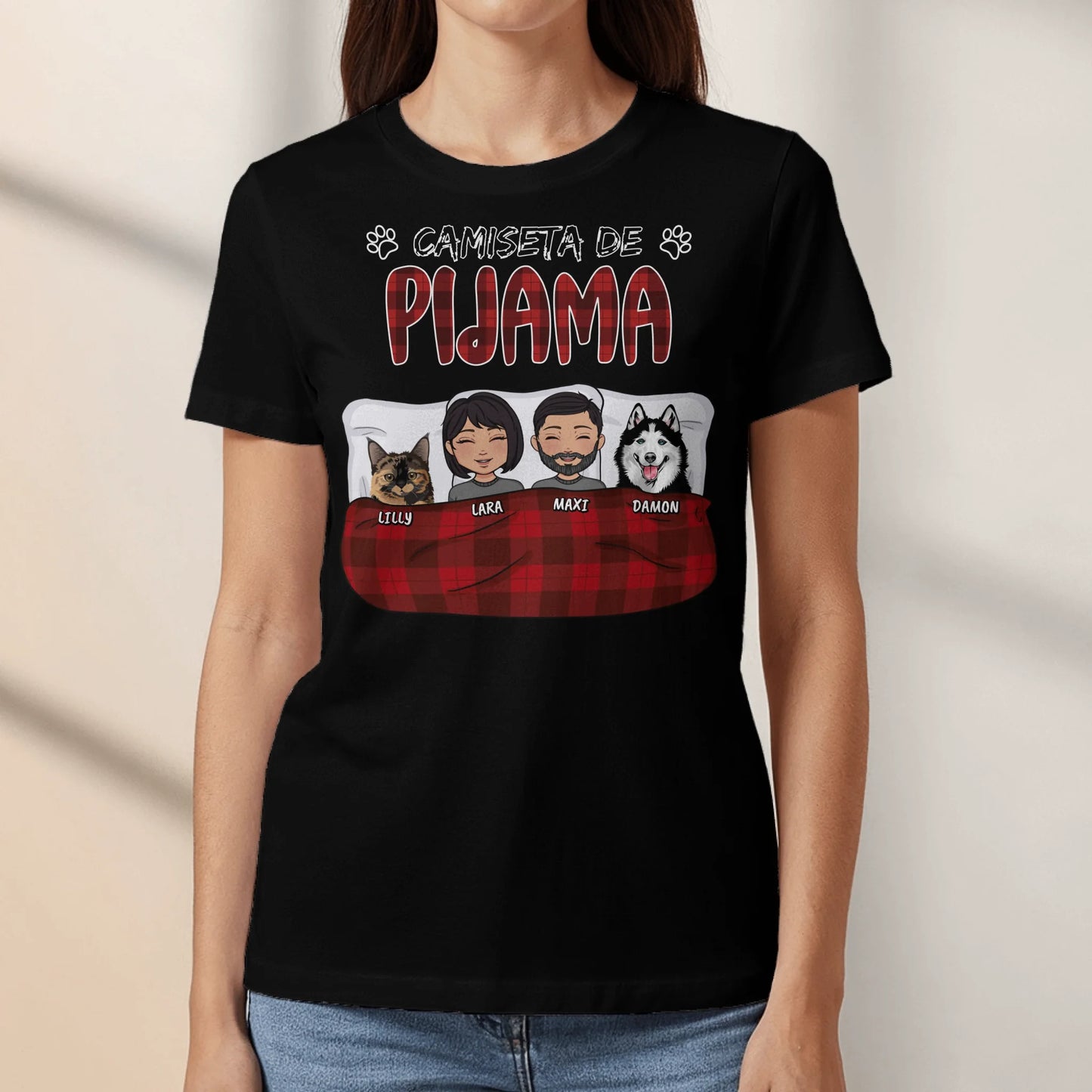 Nuestra camiseta de pijama - Camiseta personalizada