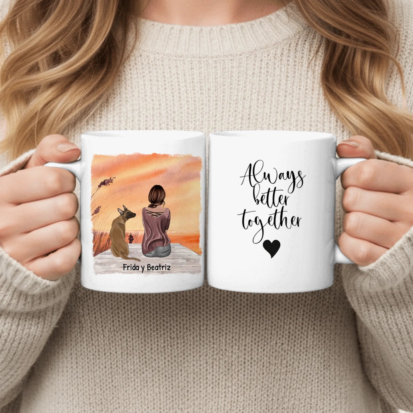 Siempre conmigo - Taza personalizada