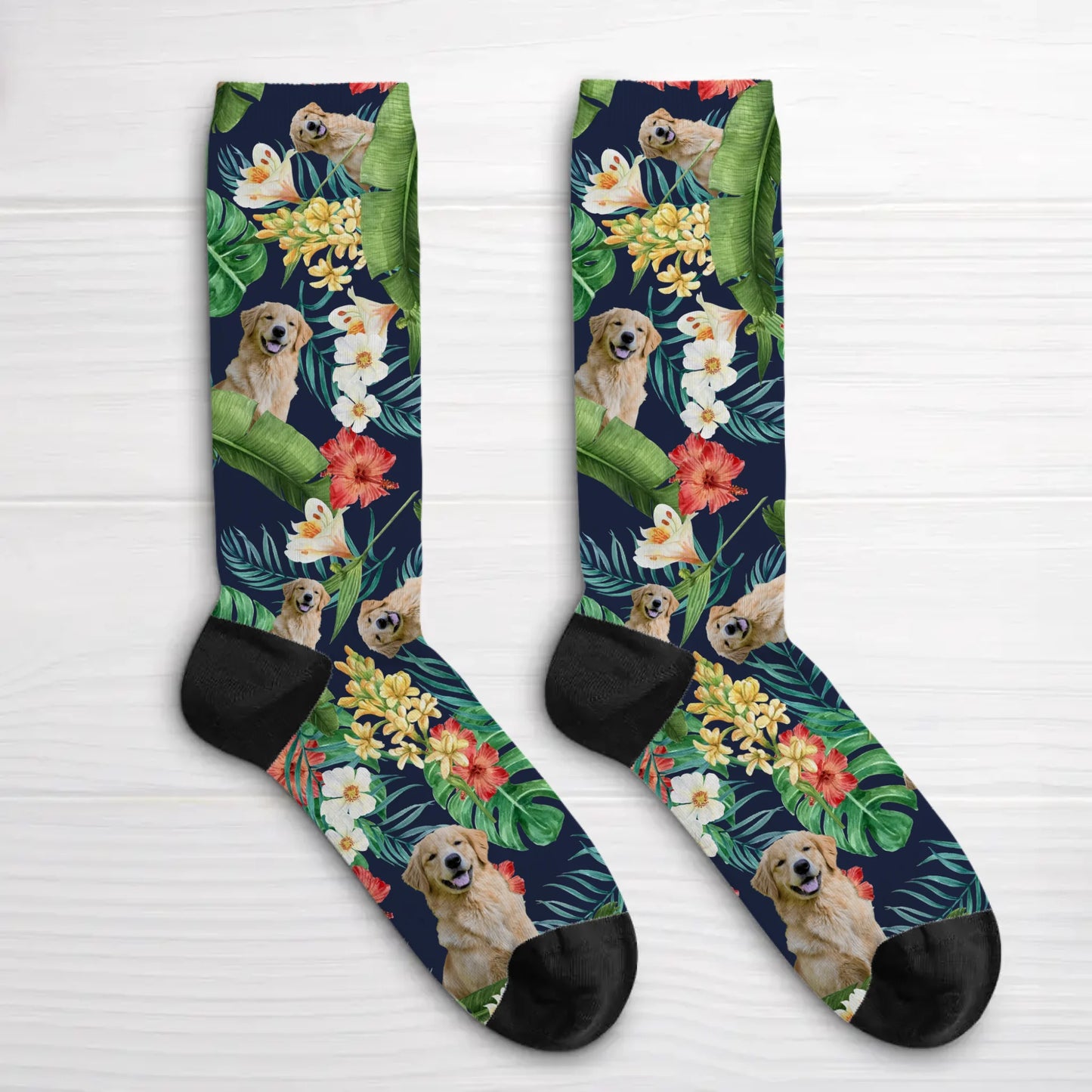 Mascotas tropicales - Calcetines personalizados