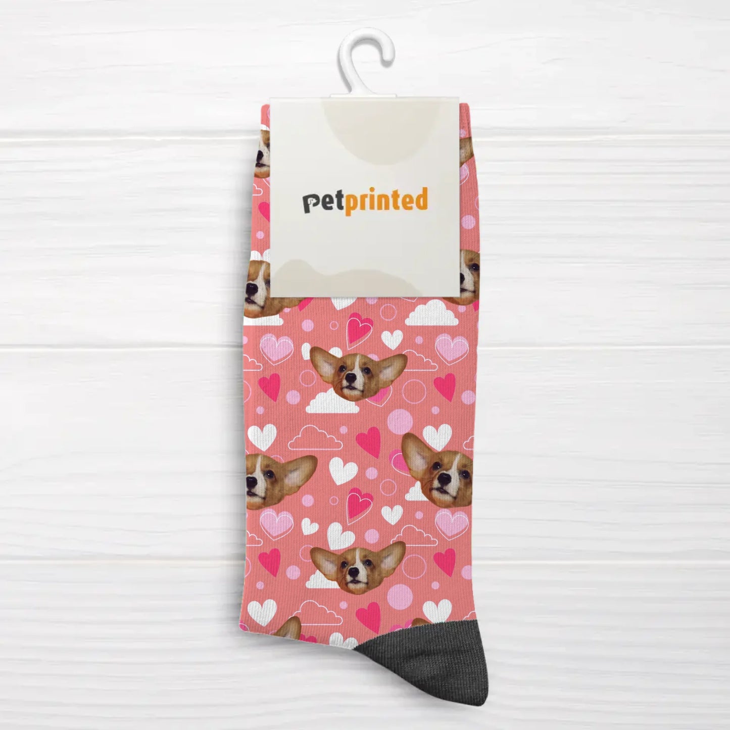 Fantasía de corazones - Calcetines personalizados