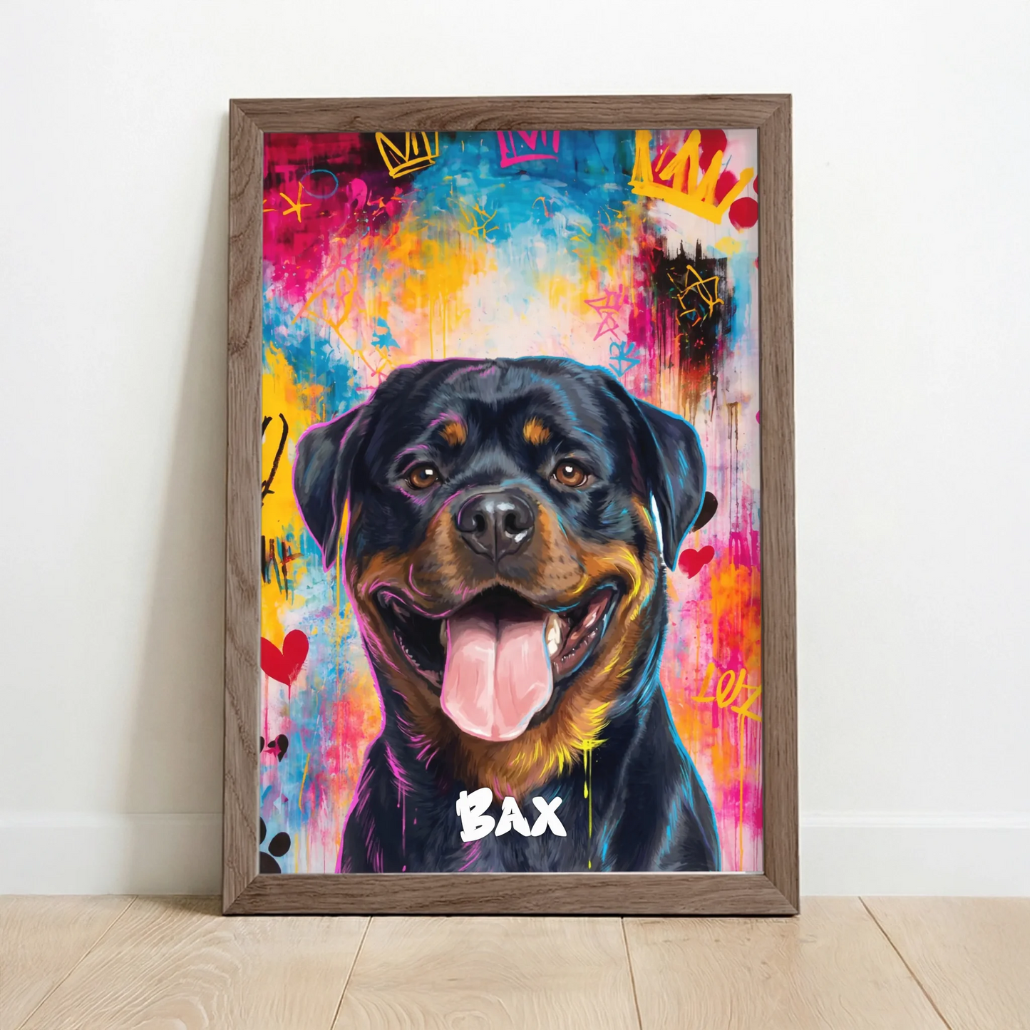 Framed Poster UK oak copy