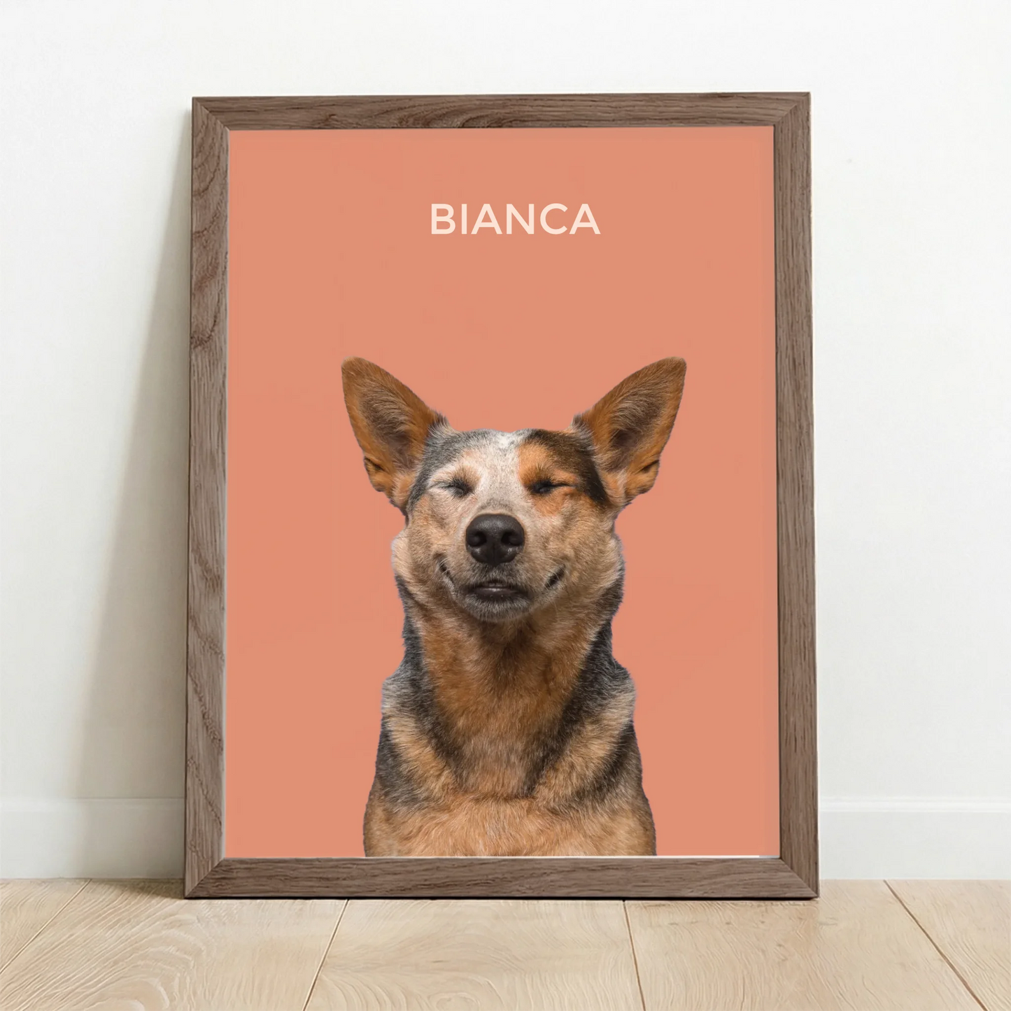 Framed Poster UK oak
