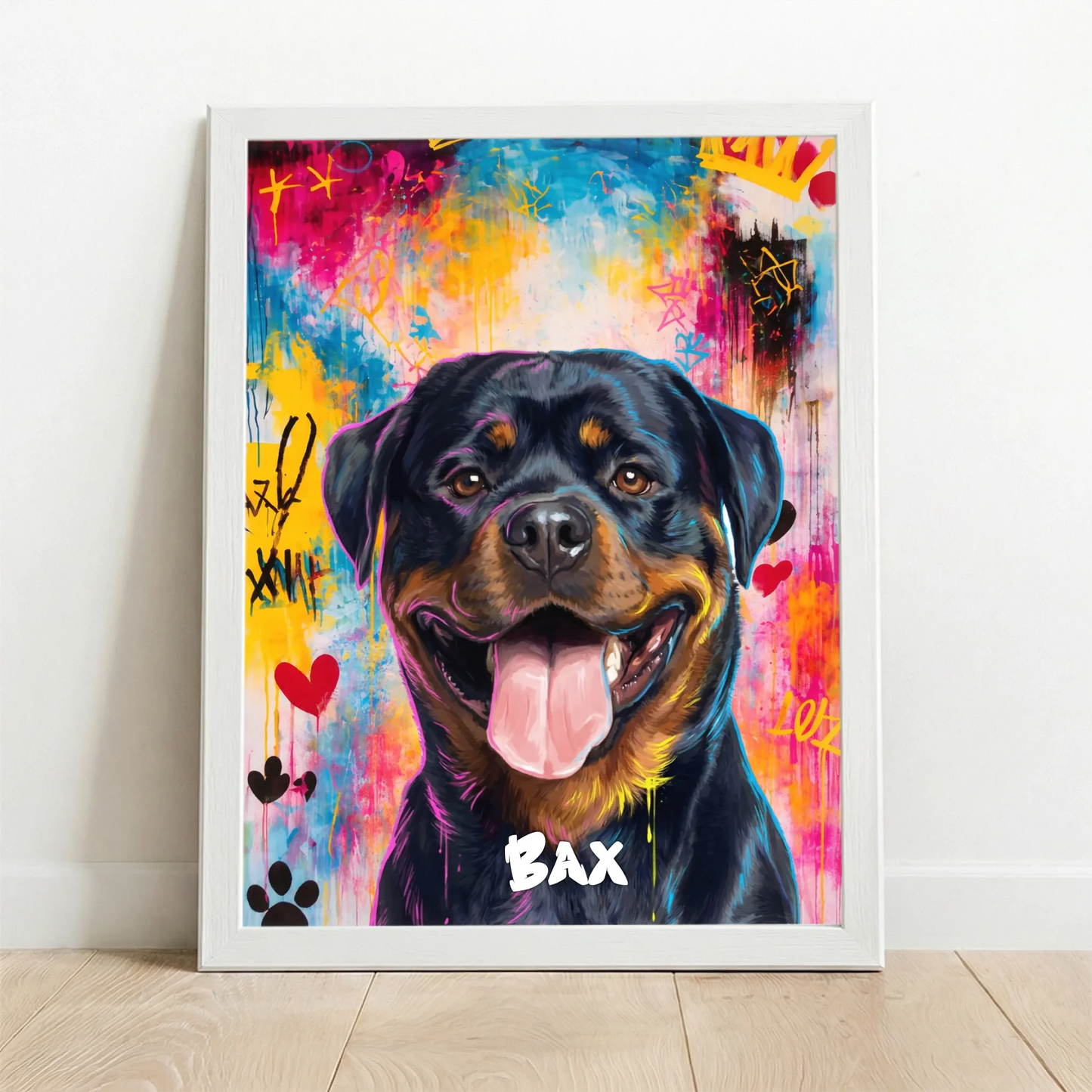 Framed Poster white