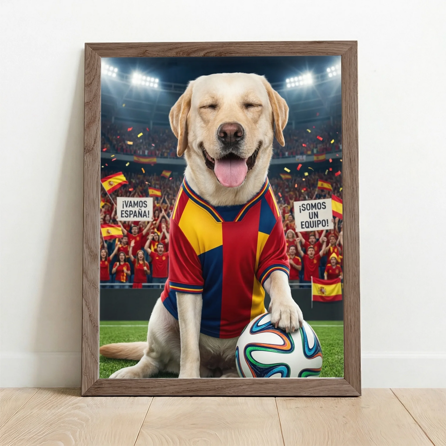 Framed Poster UK oak