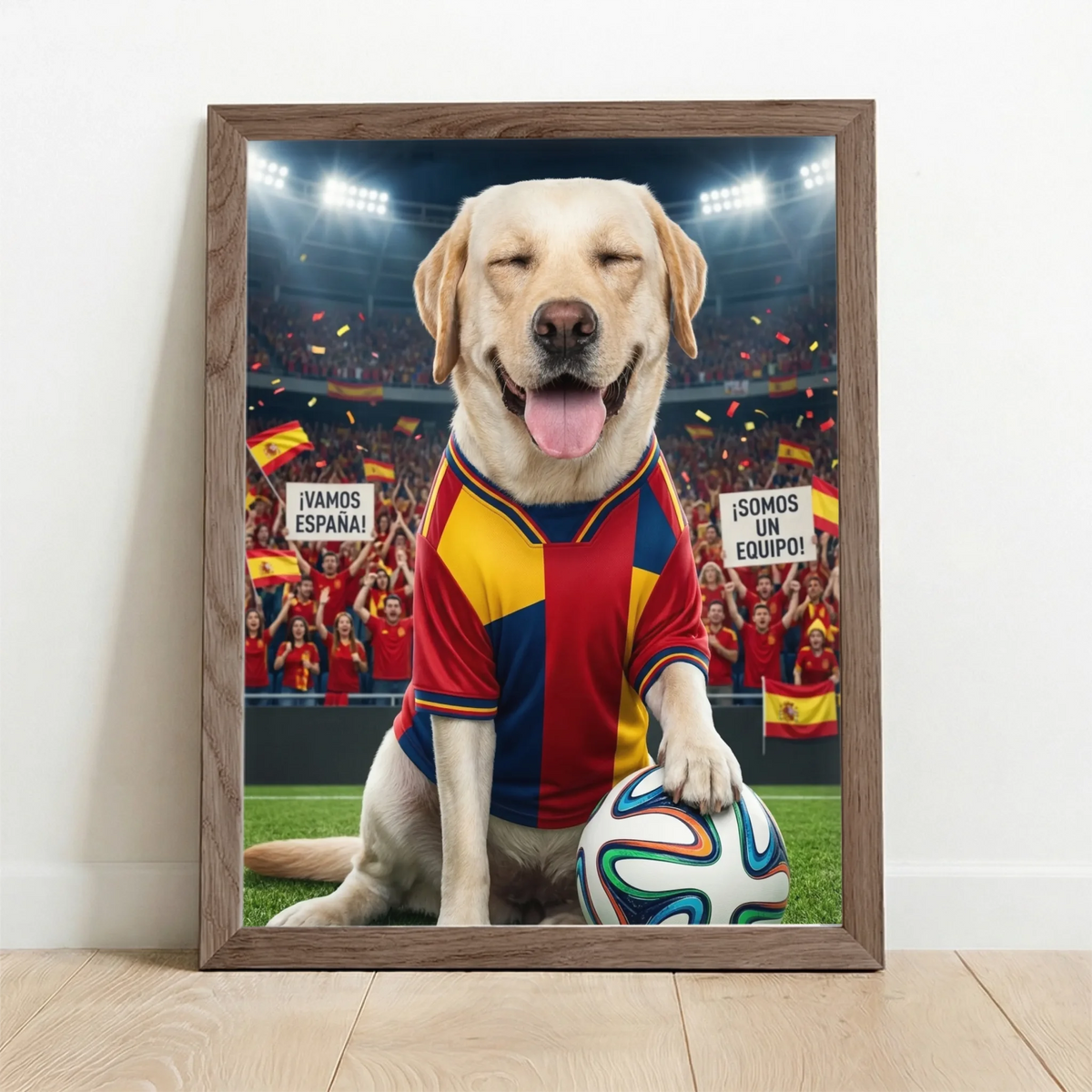 Framed Poster UK oak