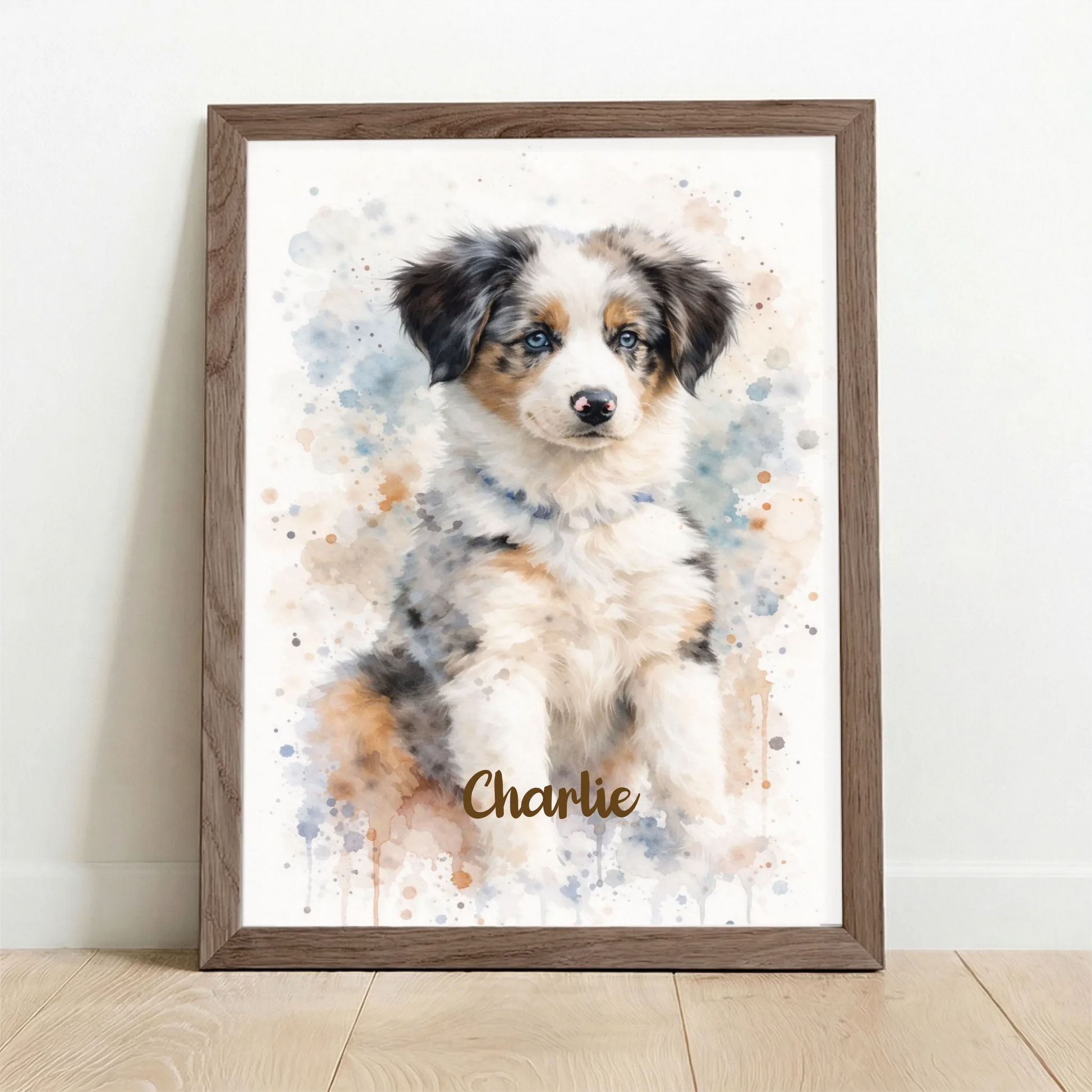 Framed Poster UK oak