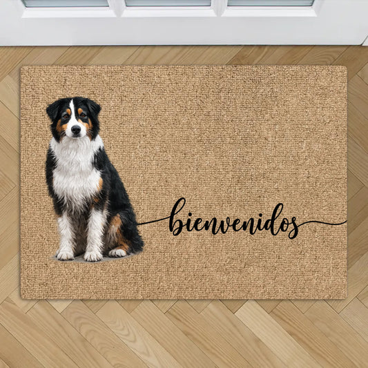 Felpudo personalizado - Bienvenidos con retrato