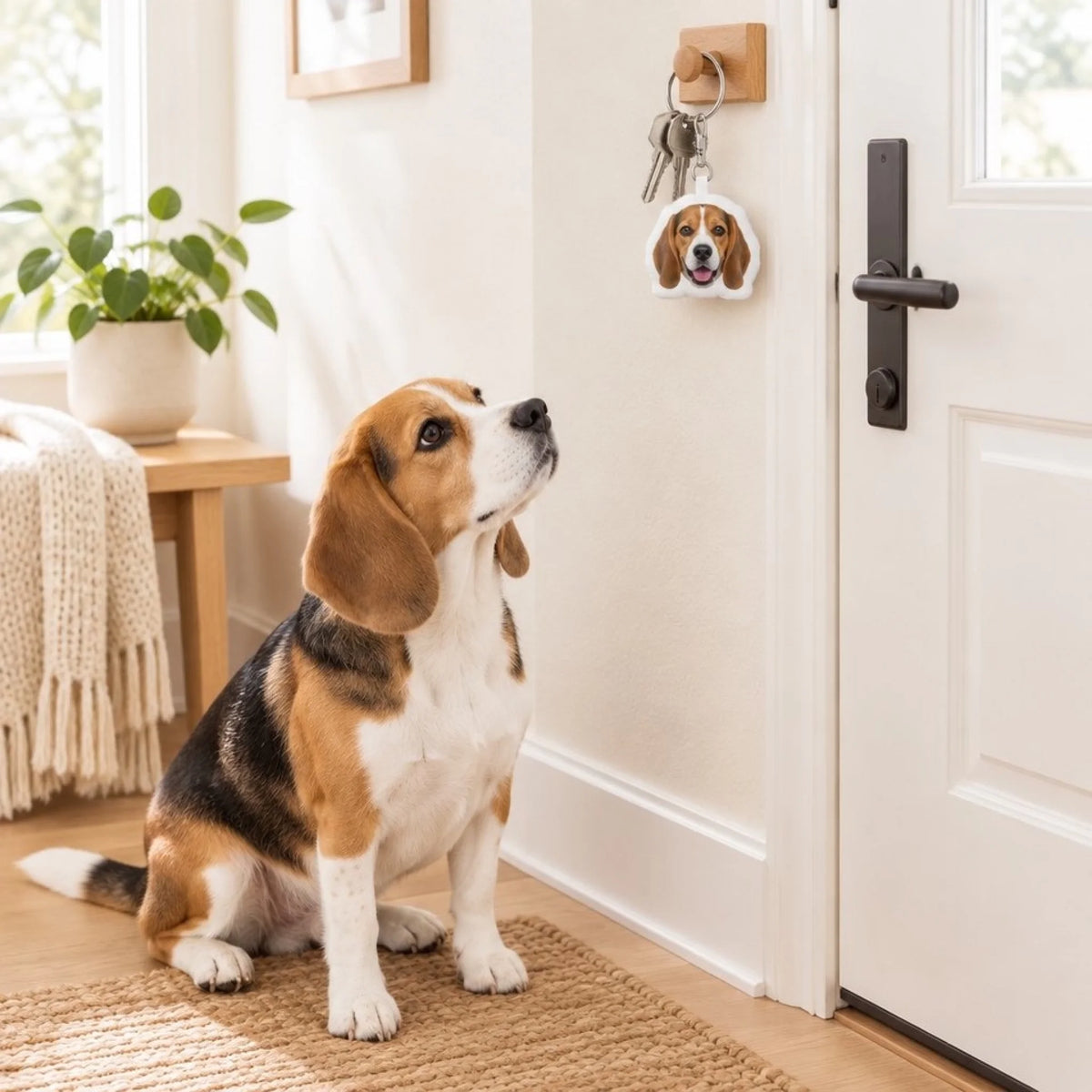 Llavero con forma personalizado – Tu rostro - en el colgador de llaves - Pet Printed
