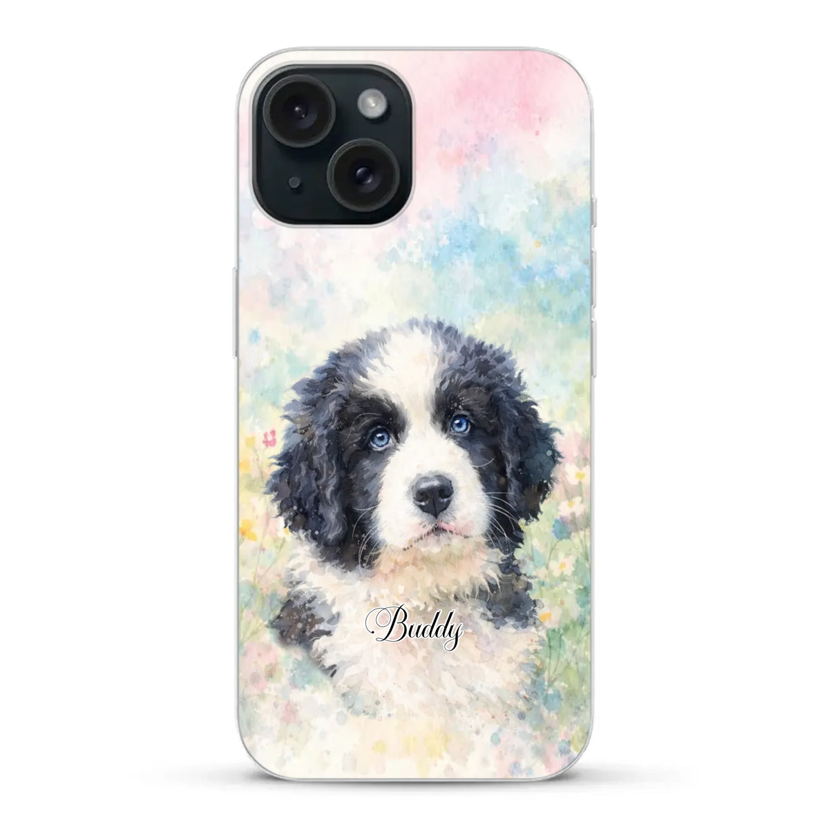 Funda personalizada - Acuarela