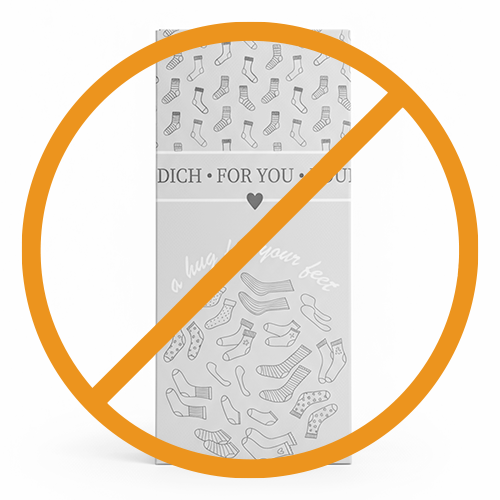 Caja de regalo calcetines